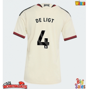 Manchester United Matthijs de Ligt #4 Replica Third Stadium Shirt for Women 2026-27 Short Sleeve